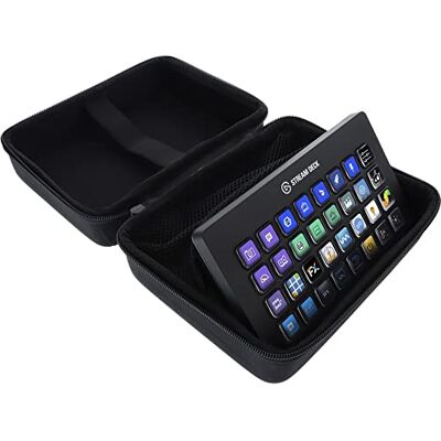 foto-kontor Beschermhoes compatibel met Elgato Stream Deck XL, veilige bescherming voor onderweg, zwart foto-kontor Beschermhoes compatibel met Elgato Stream Deck XL, veilige bescherming voor onderweg, zwart