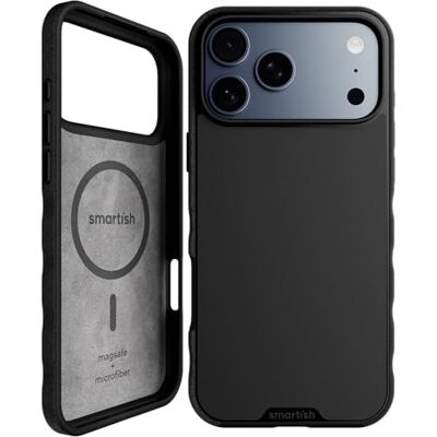 Smartish Gripmunk Slanke en lichte magnetische beschermhoes voor iPhone 2025 Pro Max MagSafe Dunne beschermhoes met microvezelvoering voor Apple iPhone 2025 Pro Max Zwart Tie Affair Smartish Gripmunk Slanke en lichte magnetische beschermhoes voor iPhone 2025 Pro Max MagSafe Dunne beschermhoes met microvezelvoering voor Apple iPhone 2025 Pro Max Zwart Tie Affair
