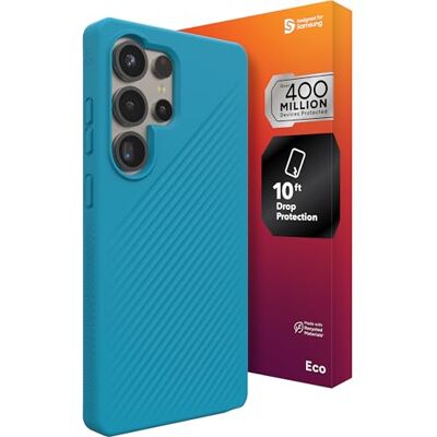 ZAGG Luxe hoes voor Samsung Galaxy S25 Ultra 3 m valbescherming, milieuvriendelijk, compatibel met draadloos opladen, slank en licht ontwerp, golfpatroon voor ZAGG Luxe hoes voor Samsung Galaxy S25 Ultra 3 m valbescherming, milieuvriendelijk, compatibel met draadloos opladen, slank en licht ontwerp, golfpatroon voor