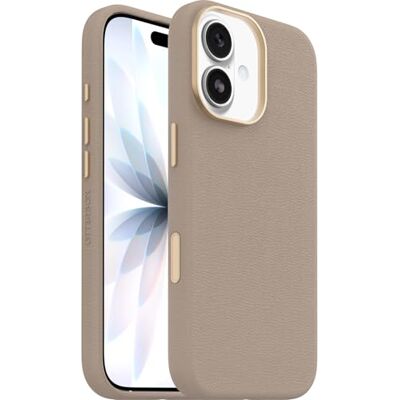 Otterbox Symmetry Cactus Leather MagSafe hoesje voor iPhone 17, grijs Schokbestendig, valbestendig, dunne bescherming, bestand tegen 3 x meer vallen dan militaire standaard Otterbox Symmetry Cactus Leather MagSafe hoesje voor iPhone 17, grijs Schokbestendig, valbestendig, dunne bescherming, bestand tegen 3 x meer vallen dan militaire standaard