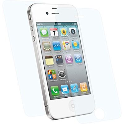 doupi Ultrathin Crystal Super Clear displaybeschermfolie voor iPhone 4/4S, 4 x voorkant + 2 x achterkant doupi Ultrathin Crystal Super Clear displaybeschermfolie voor iPhone 4/4S, 4 x voorkant + 2 x achterkant