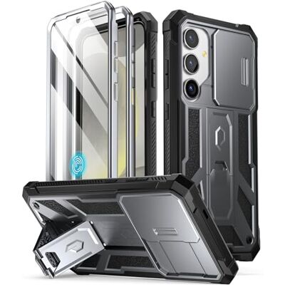 Poetic Spartan Hoes compatibel met Galaxy S24 5G 6,2 inch, schermbeschermer compatibel met Galaxy S24 5G 6,2 inch, schermbeschermer compatibel met vingerafdruk-identificatie, robuuste hoes Poetic Spartan Hoes compatibel met Galaxy S24 5G 6,2 inch, schermbeschermer compatibel met Galaxy S24 5G 6,2 inch, schermbeschermer compatibel met vingerafdruk-identificatie, robuuste hoes