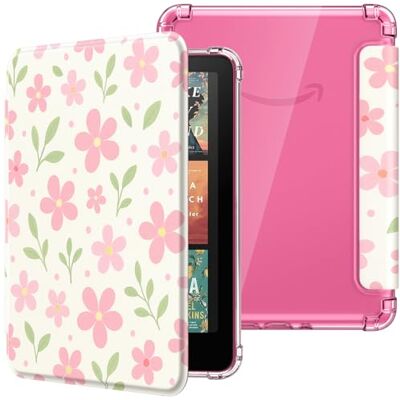 MoKo Case voor All-New 7 inch E-Reader 12e generatie 2024/2025 & Colorsoft 2024/2025, Ultra Clear Soft Flexibele Transparante TPU Backcover Light Shell met Auto Wake/Sleep, Not Fit BOOX & Kobo, Flower Ultra Clear Soft Flexible Transparent TPU Back Cover MoKo Case voor All-New 7 inch E-Reader 12e generatie 2024/2025 & Colorsoft 2024/2025, Ultra Clear Soft Flexibele Transparante TPU Backcover Light Shell met Auto Wake/Sleep, Not Fit BOOX & Kobo, Flower Ultra Clear Soft Flexible Transparent TPU Back Cover