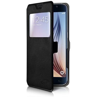 KARYLAX S-View universele beschermhoes voor DaneW Konnect 506, zwart KARYLAX S-View universele beschermhoes voor DaneW Konnect 506, zwart