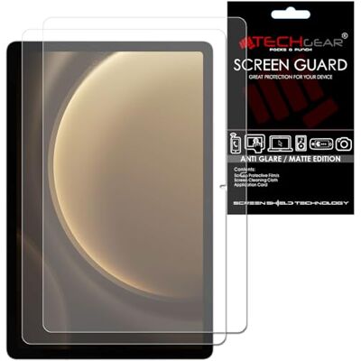 TECHGEAR 2 stuks displaybeschermfolie voor Samsung Galaxy Tab S10 Lite, S10 FE & S9 FE 11 inch, mat, krasbestendig, aanraakgevoeligheid voor SM-X400/X406, SM-X520 TECHGEAR 2 stuks displaybeschermfolie voor Samsung Galaxy Tab S10 Lite, S10 FE & S9 FE 11 inch, mat, krasbestendig, aanraakgevoeligheid voor SM-X400/X406, SM-X520