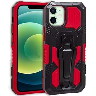 Cool Beschermhoesje voor iPhone 12 / 12 Pro Hard Clip, rood Cool Beschermhoesje voor iPhone 12 / 12 Pro Hard Clip, rood
