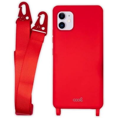 Cool e beschermhoes voor iPhone 11, rood Cool e beschermhoes voor iPhone 11, rood