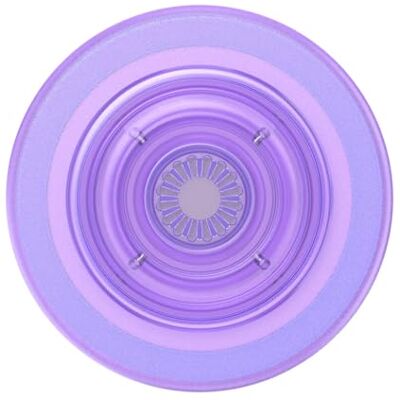 PopSockets : PopGrip voor MagSafe Uittrekbare telefoonhouder en handgreep met verwisselbare bovenkant voor smartphones en hoesjes Inclusief MagSafe-adapterring Translucent Lavender PopSockets : PopGrip voor MagSafe Uittrekbare telefoonhouder en handgreep met verwisselbare bovenkant voor smartphones en hoesjes Inclusief MagSafe-adapterring Translucent Lavender