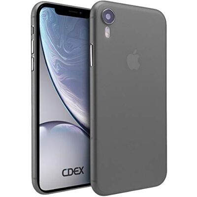 doupi iPhone Xr (iPhone 10R) 6,1 inch ultra dunne case cover mat zwart doupi iPhone Xr (iPhone 10R) 6,1 inch ultra dunne case cover mat zwart