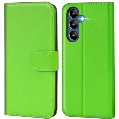 Verco Beschermhoes met klep voor Samsung Galaxy A16 5G Met kaartvakken en standfunctie Groen Verco Beschermhoes met klep voor Samsung Galaxy A16 5G Met kaartvakken en standfunctie Groen
