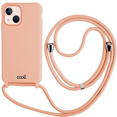 Cool Beschermhoes voor iPhone 13, glad, roze Cool Beschermhoes voor iPhone 13, glad, roze