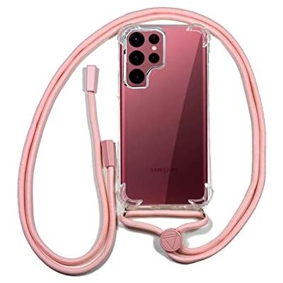 Cool SMARTPHONES & TABLETS ACCESSORIES Beschermhoes voor Samsung S908 Galaxy S22, ultradun, roze, transparant Cool SMARTPHONES & TABLETS ACCESSORIES Beschermhoes voor Samsung S908 Galaxy S22, ultradun, roze, transparant