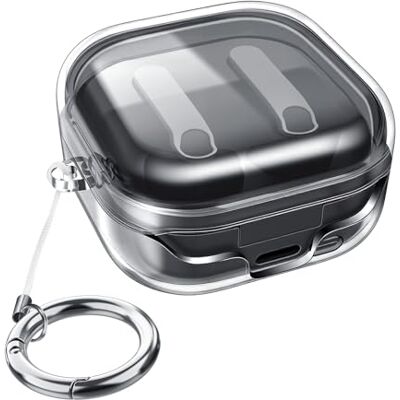 FINTIE Beschermhoes voor Samsung Galaxy Buds 4/4 Pro 2025, van zacht TPU, transparant FINTIE Beschermhoes voor Samsung Galaxy Buds 4/4 Pro 2025, van zacht TPU, transparant