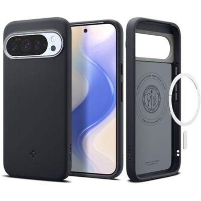 Spigen Nano Pop MagFit beschermhoes voor Google Pixel 10 Pro XL compatibel met Pixelsnap en MagSafe sesam zwart Spigen Nano Pop MagFit beschermhoes voor Google Pixel 10 Pro XL compatibel met Pixelsnap en MagSafe sesam zwart