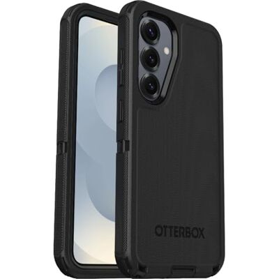 Otterbox Defender beschermhoes voor Samsung Galaxy S25/S24, zwart Schokbestendig, valbestendig, extreem robuust, beschermhoes, ondersteunt 7 x meer vallen dan militaire standaard Otterbox Defender beschermhoes voor Samsung Galaxy S25/S24, zwart Schokbestendig, valbestendig, extreem robuust, beschermhoes, ondersteunt 7 x meer vallen dan militaire standaard