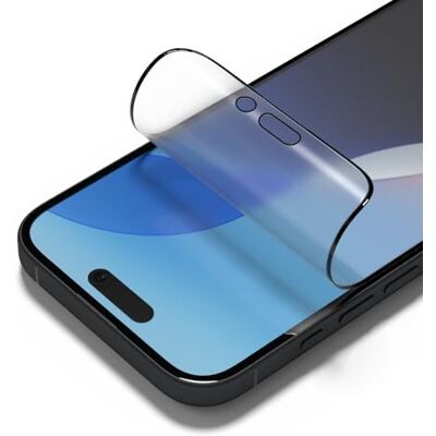 RhinoShield Impact Protector PRO voor iPhone 16/15/14 Pro Matte afwerking, glad gevoel, schokbestendig en krasbestendig, blauwlichtfilter, installatiegereedschap inbegrepen. RhinoShield Impact Protector PRO voor iPhone 16/15/14 Pro Matte afwerking, glad gevoel, schokbestendig en krasbestendig, blauwlichtfilter, installatiegereedschap inbegrepen.