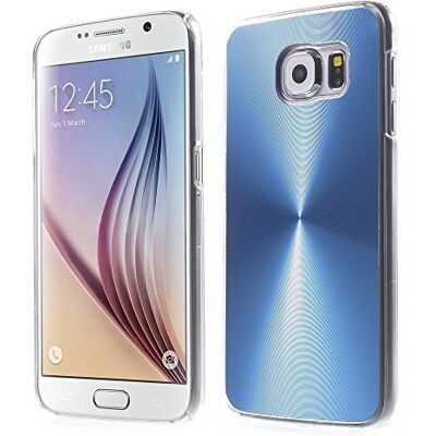 Puig LD Case A00007 beschermhoes voor Samsung Galaxy S6 G920, metaal-look, blauw Puig LD Case A00007 beschermhoes voor Samsung Galaxy S6 G920, metaal-look, blauw