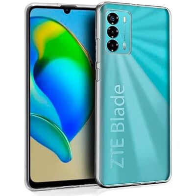 Cool Coque en silicone pour ZTE Blade V40 Vita/Blade A72 Transparent Cool Coque en silicone pour ZTE Blade V40 Vita/Blade A72 Transparent