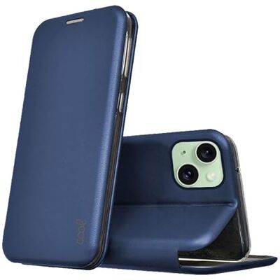 Cool Flip Cover voor iPhone 15 Plus Elegance Marine Cool Flip Cover voor iPhone 15 Plus Elegance Marine