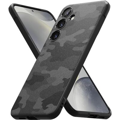 Ringke Hoesje voor Samsung Galaxy S24 Plus Case Onyx Camo Zwart Schokabsorberende bescherming, ultradun, flexibele achterkant, zachte bumper, antislip, krasbestendig, anti-vergeling Ringke Hoesje voor Samsung Galaxy S24 Plus Case Onyx Camo Zwart Schokabsorberende bescherming, ultradun, flexibele achterkant, zachte bumper, antislip, krasbestendig, anti-vergeling