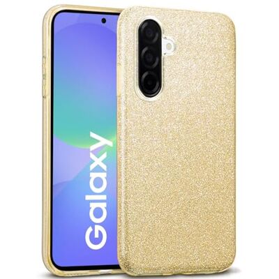 Verco Telefoonhoesje voor Samsung Galaxy A36 5G, TPU-siliconen in goud Verco Telefoonhoesje voor Samsung Galaxy A36 5G, TPU-siliconen in goud