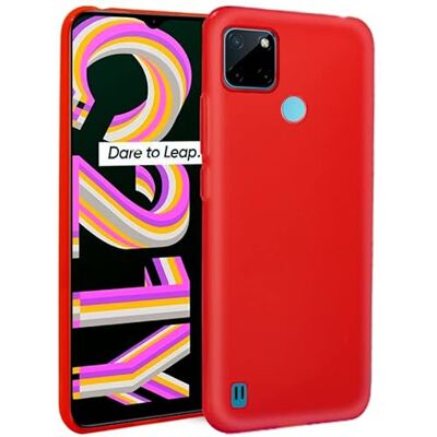 Cool Beschermhoesje voor Realme C21Y / C25Y (siliconen), rood Cool Beschermhoesje voor Realme C21Y / C25Y (siliconen), rood