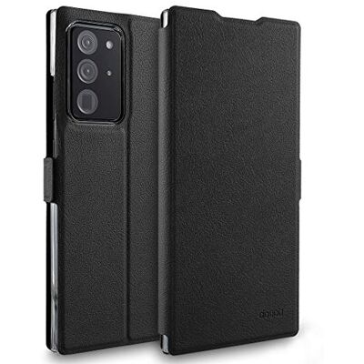 doupi Flip Cover voor Samsung Galaxy Note 20 Ultra, beschermhoes met magneetsluiting, boekstijl, beschermhoes met standaard, zwart doupi Flip Cover voor Samsung Galaxy Note 20 Ultra, beschermhoes met magneetsluiting, boekstijl, beschermhoes met standaard, zwart
