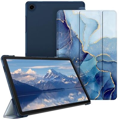 FINTIE Beschermhoes voor Samsung Galaxy Tab A11 Plus (A11+)/Tab A9 Plus (A9 Matte transparante hoes, harde hoes, dunne en lichte hoes, oceaanmarmer FINTIE Beschermhoes voor Samsung Galaxy Tab A11 Plus (A11+)/Tab A9 Plus (A9 Matte transparante hoes, harde hoes, dunne en lichte hoes, oceaanmarmer