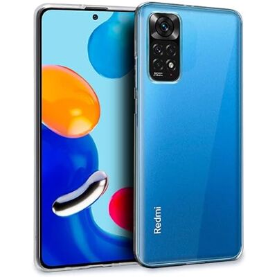 Cool siliconen beschermhoes voor Xiaomi Redmi Note 11/Note 11S, transparant Cool siliconen beschermhoes voor Xiaomi Redmi Note 11/Note 11S, transparant