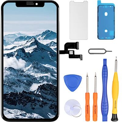 LL TRADER Scherm voor iPhone XS 5,8 inch lcd-vervangend scherm FHD touchscreen 3D met reparatiesets (True Tone Programmeerbaar) LL TRADER Scherm voor iPhone XS 5,8 inch lcd-vervangend scherm FHD touchscreen 3D met reparatiesets (True Tone Programmeerbaar)