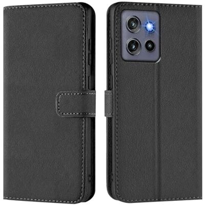 Verco Beschermhoes voor Motorola Edge 60 Neo, klaphoes met kaartvakken en standfunctie, zwart Verco Beschermhoes voor Motorola Edge 60 Neo, klaphoes met kaartvakken en standfunctie, zwart