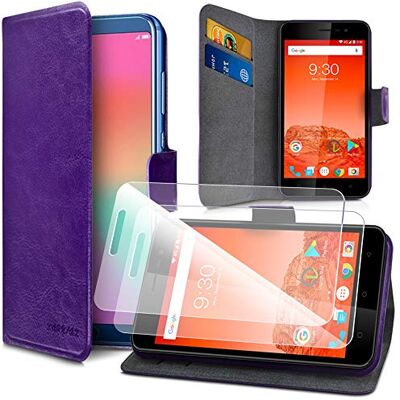 KARYLAX Set van 2 flexibele glazen + beschermhoes Universal L (A) (ATT-violet) voor Danew Konnect 607 KARYLAX Set van 2 flexibele glazen + beschermhoes Universal L (A) (ATT-violet) voor Danew Konnect 607