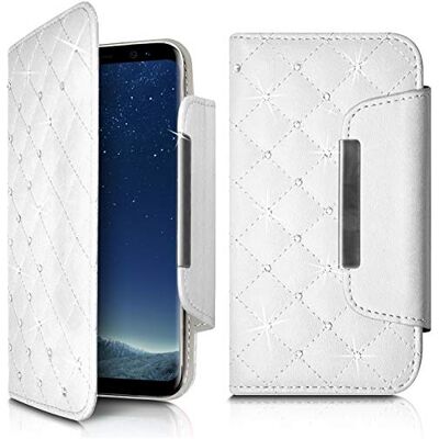 KARYLAX Beschermhoes Universal XL (A) diamantstijl voor Danew Konnect 607, wit KARYLAX Beschermhoes Universal XL (A) diamantstijl voor Danew Konnect 607, wit
