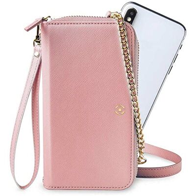 Celly Clutch Venere voor smartphone tot 6,5 inch (16,5 cm), roze Celly Clutch Venere voor smartphone tot 6,5 inch (16,5 cm), roze