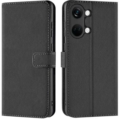 Verco Beschermhoes met klep voor OnePlus Nord 3 5G Met kaartsleuven en standfunctie Zwart Verco Beschermhoes met klep voor OnePlus Nord 3 5G Met kaartsleuven en standfunctie Zwart