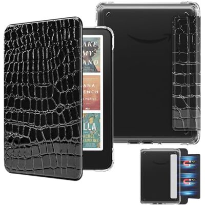 MoKo Afneembare magnetische hoes voor gloednieuwe 17,8 cm e-reader 12e generatie 2024 en kleur 2024/2025, ultraheldere achterkant, krasbestendig licht en shell hoes met automatische wake/slap, niet Detachable,Ultra Clear Back, Scratch-Proof, Light Shell MoKo Afneembare magnetische hoes voor gloednieuwe 17,8 cm e-reader 12e generatie 2024 en kleur 2024/2025, ultraheldere achterkant, krasbestendig licht en shell hoes met automatische wake/slap, niet Detachable,Ultra Clear Back, Scratch-Proof, Light Shell