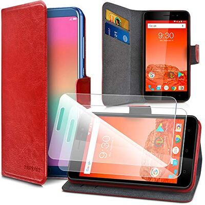 KARYLAX Set van 2 flexibele glazen en universele etui S (A) (ATT-rood) voor Logicom Le Fizz KARYLAX Set van 2 flexibele glazen en universele etui S (A) (ATT-rood) voor Logicom Le Fizz