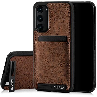 SURAZO Premium echt lederen backcover voor Samsung Galaxy A54, Samsung Galaxy A54, schokbestendig lederen beschermhoesje met kaartenvak, standfunctie, SURAZO Premium echt lederen backcover voor Samsung Galaxy A54, Samsung Galaxy A54, schokbestendig lederen beschermhoesje met kaartenvak, standfunctie,