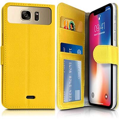 KARYLAX Beschermhoes voor Honor 6A, geel, Wit. KARYLAX Beschermhoes voor Honor 6A, geel, Wit.
