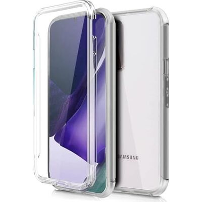 Cool Beschermhoes voor Samsung N985 Galaxy Note 20 Ultra, 3D-siliconen, voor- en achterkant, transparant Cool Beschermhoes voor Samsung N985 Galaxy Note 20 Ultra, 3D-siliconen, voor- en achterkant, transparant