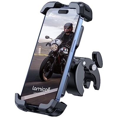 Lamicall Motorfiets telefoonhouder motorfiets telefoonhouder fiets telefoonhouder met snelsluiting stuurklem voor iPhone 16 15 14 Pro Max Plus, 13 12 11 Pro Max Lamicall Motorfiets telefoonhouder motorfiets telefoonhouder fiets telefoonhouder met snelsluiting stuurklem voor iPhone 16 15 14 Pro Max Plus, 13 12 11 Pro Max