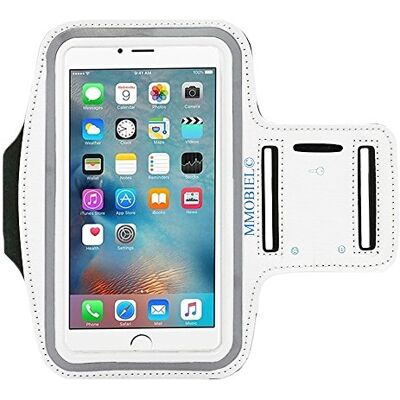 MMOBIEL Sportarmband voor iPhone 17, 17 Pro, 16, 16 Pro, 15, 15 Pro, 14, 14 Pro, 13, 13 Pro, Air, Plus & Samsung Galaxy S26, S25, S24, S23 van telefoonhouder 6,7 inch en waterdicht wit MMOBIEL Sportarmband voor iPhone 17, 17 Pro, 16, 16 Pro, 15, 15 Pro, 14, 14 Pro, 13, 13 Pro, Air, Plus & Samsung Galaxy S26, S25, S24, S23 van telefoonhouder 6,7 inch en waterdicht wit