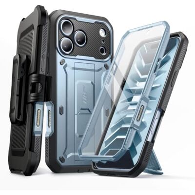 SUPCASE Coque pour iPhone 18 Pro/iPhone 17 Pro avec Clip Ceinture Bouton Commande pour Caméra, Protection d'Ecran, Béquille Intégrée, Protection Militaire Intégrale Robuste (UB Pro), Tilt SUPCASE Coque pour iPhone 18 Pro/iPhone 17 Pro avec Clip Ceinture Bouton Commande pour Caméra, Protection d'Ecran, Béquille Intégrée, Protection Militaire Intégrale Robuste (UB Pro), Tilt