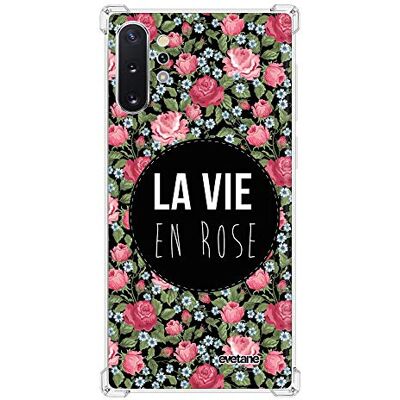 Evetane Siliconen hoesje compatibel met Samsung Galaxy Note 10 Plus Zachte en versterkte bescherming Schokbestendige hoeken Dun en transparant Achterkant Leven in Roze Evetane Siliconen hoesje compatibel met Samsung Galaxy Note 10 Plus Zachte en versterkte bescherming Schokbestendige hoeken Dun en transparant Achterkant Leven in Roze