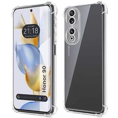 Tumundosmartphone Coque Silicone Antichoc Transparent pour Huawei Honor 90 5G Tumundosmartphone Coque Silicone Antichoc Transparent pour Huawei Honor 90 5G