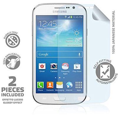 Celly Displaybeschermfolie voor Samsung Grand Neo / Grand Neo Plus, onzichtbaar, 2 stuks Celly Displaybeschermfolie voor Samsung Grand Neo / Grand Neo Plus, onzichtbaar, 2 stuks
