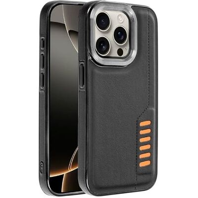 Cool Hoesje voor iPhone 16 Pro, Milano, zwart Cool Hoesje voor iPhone 16 Pro, Milano, zwart