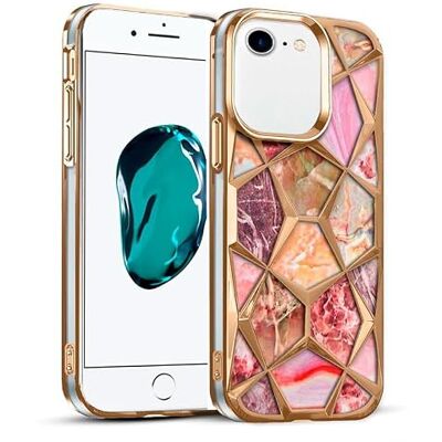 Cool beschermhoes voor iPhone 7/8 / SE (2020) / SE (2022) marmer Cool beschermhoes voor iPhone 7/8 / SE (2020) / SE (2022) marmer