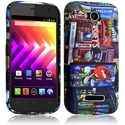 KARYLAX Seluxion KJ26 beschermhoes voor Wiko Iggy, halfstevig, motief gel KARYLAX Seluxion KJ26 beschermhoes voor Wiko Iggy, halfstevig, motief gel