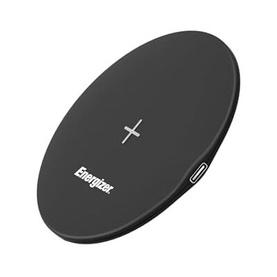 Energizer Qi inductielader 15W voor smartphone Compatibel met iPhone, Samsung modellen Zwart Energizer Qi inductielader 15W voor smartphone Compatibel met iPhone, Samsung modellen Zwart